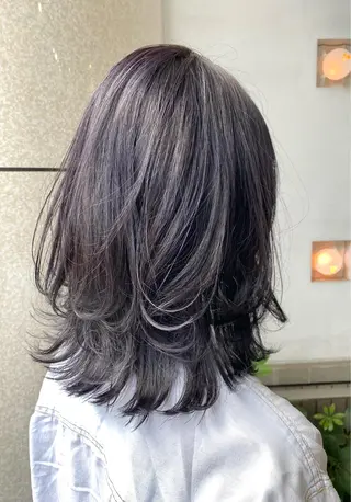 ミディアム カラー 統括マネージャー/ 髪のドクター/前原悟のヘアスタイル