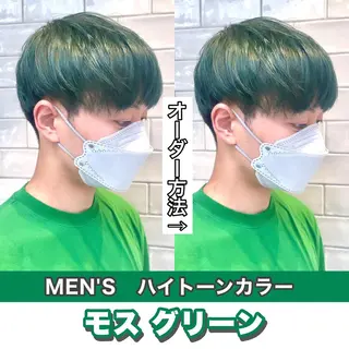 ミディアム カラー メンズ SNSで大バズり‼️ 欧米風ヘア大ヒット中のヘアスタイル