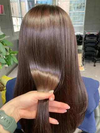 ロング 髪質改善☺︎縮毛矯正 ふじい まりんのヘアスタイル