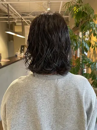 パーマ souvenir所属・アカリ /カットモデル募集のヘアスタイル