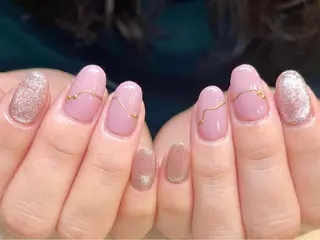 ショート カラー ネイル ネイルサロン リリーブランシュ所属・森 瑞紀のネイルデザイン