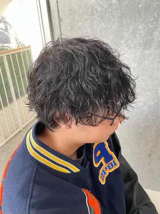 パーマ メンズ メンズモテパーマ💙 fuwaのヘアスタイル