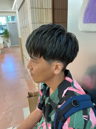 ショート カラー メンズ 矢場町/栄/上前津/ 佐藤祐希のヘアスタイル