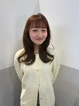 ロング カラー yukari🌷名駅 *大人かわいい艶髪のヘアスタイル