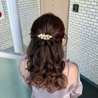 セミロング ヘアアレンジ 褒められヘアメイク /‎ボブ女子🐶みおのヘアスタイル