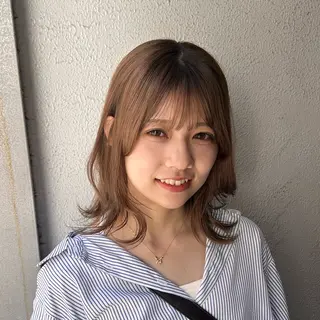 セミロング 似合わせカラー/ 透明感/yukaのヘアスタイル