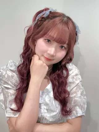 ヘアアレンジ ゆるふわパーマ🌼 アレンジ🌼リョウカのヘアスタイル