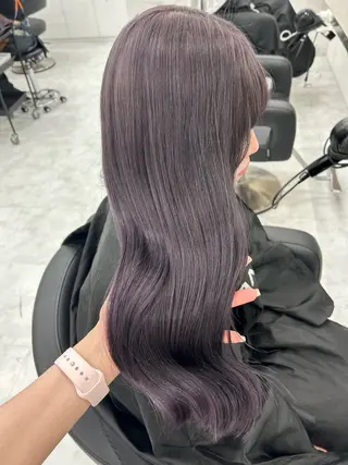 ロング 淡色ラベンダー♡ ニーナ🎀🦙のヘアスタイル