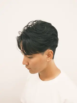 ミディアム パーマ メンズ 🏁メンズパーマ/ RYOYAのヘアスタイル