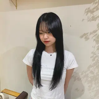 ロング カラー 【nail /暖色 カラー】ナナコ🎀のネイルデザイン