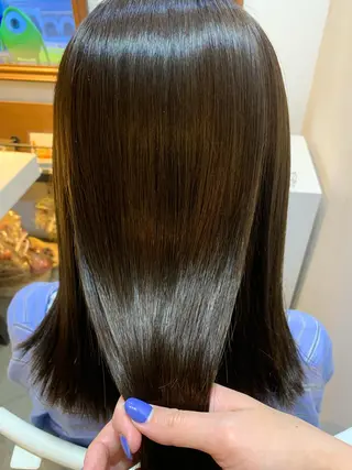 ミディアム カラー オクミヅキ /髪質改善/梅田🫧のヘアスタイル