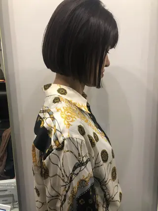 ショート カラー ボブ/ミニボブ/ 立河今日子のヘアスタイル