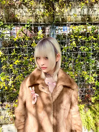 ミディアム パーマ 普通の美容室じゃない ⁉️/若林のヘアスタイル