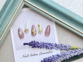 ネイル 佐藤 ニーナ★ラベンダーのネイルデザイン
