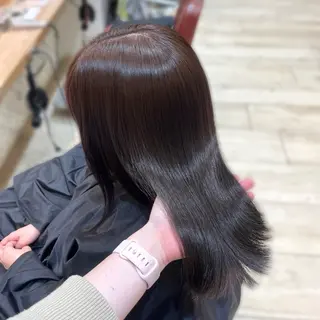 セミロング ガーリー/暖色カラー /横浜/さくらのヘアスタイル