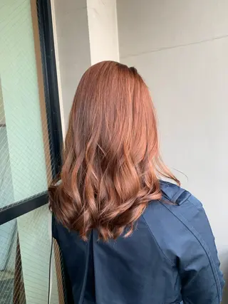 セミロング カラー yuri🌼 NUMBER 天王寺のヘアスタイル