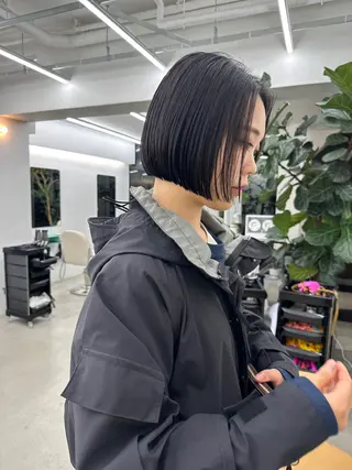 ショート ボブ/レイヤー/ケア パーマ/リュウタのヘアスタイル