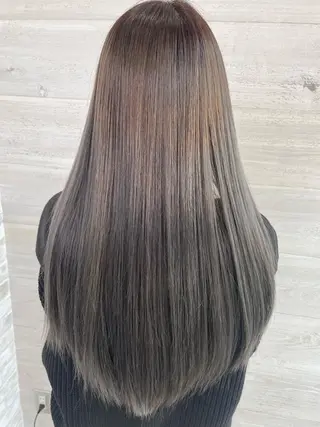 セミロング カラー 🫧美髪矯正/ 髪質改善/藤平健太のヘアスタイル