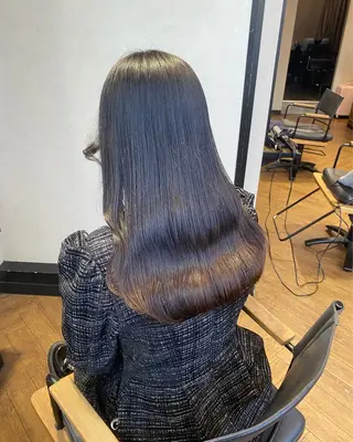 ロング カラー MIREI /韓国風 /大阪美容室のヘアスタイル