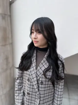 セミロング カラー ヘアアレンジ 🫧艶髪矯正 髪質改善🫧 大介のヘアスタイル