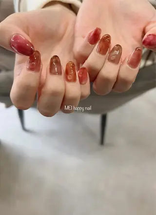 ネイル 北浦和 自爪育成ケアのネイルデザイン