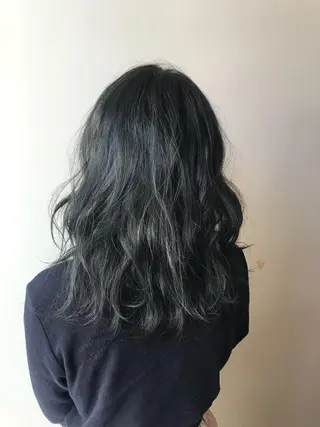 セミロング カラー 🎊ルービック 京橋店💛のヘアスタイル