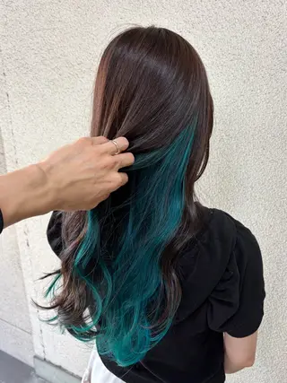 ロング 縮毛矯正 高橋佑のヘアスタイル