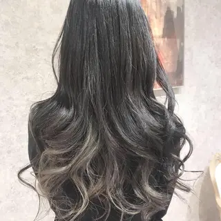 ロング カラー ヘアアレンジ 【earth】オガタ 🫧髪質改善縮毛🫧のヘアスタイル