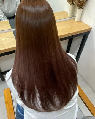 ロング カラー パーマ HIYORI🧁 登戸のヘアスタイル