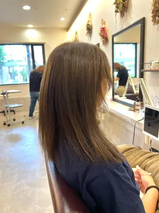 ロング カラー 🌱ブリーチカラー しばただいき🌱のヘアスタイル