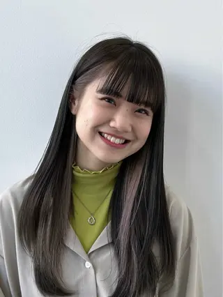 ロング カラー 髙木美緒🌿 レイヤー/アレンジのヘアスタイル