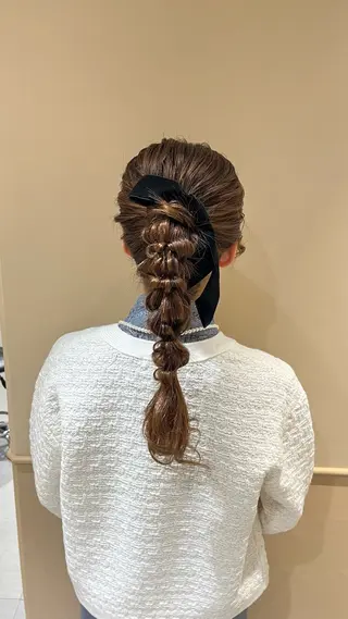 ロング カラー ヘアアレンジ 🫧tomoka 透明感カラー🫧のヘアスタイル