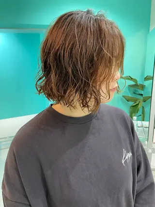 ショート パーマ 🫧ショート/ボブ 池袋西口・泡渕✂️のヘアスタイル