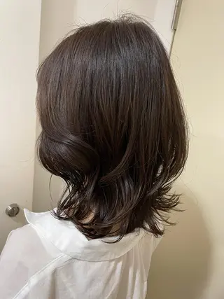 ミディアム カラー 🦋透明感 艶カラー Rie🦋のヘアスタイル