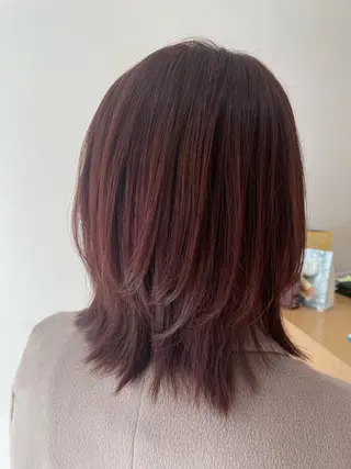ミディアム カラー 【当日予約OK】 メンズカット かなのヘアスタイル