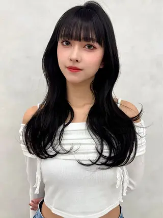 ロング カラー ラフィス池袋所属・✨韓国メンズスタイル ✨ﾊﾙｶ✨️のヘアスタイル