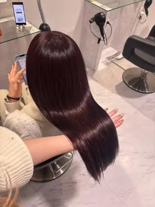 ロング カラー 髪質改善🩰透明感カ ラー🎀hinanoのヘアスタイル