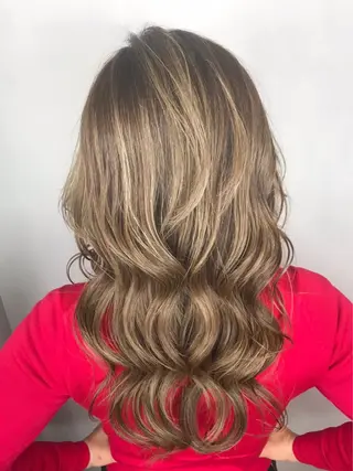 ロング カラー L’atelier BROCANTE （ラトリエ　ブロカント）所属・BROCANTE立川 karasawa.nのヘアスタイル