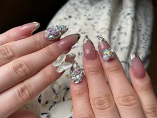 セミロング ネイル Parfum パルファンのネイルデザイン