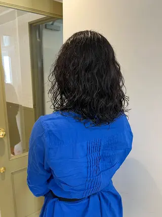 ミディアム パーマ メンズカット /パーマ🍀田畑玖音のヘアスタイル