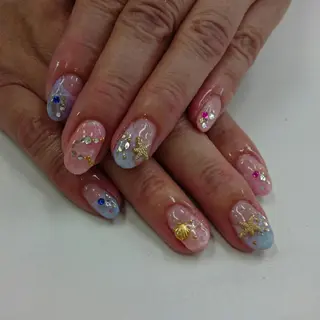 ミディアム ネイル nail salon Blancのネイルデザイン