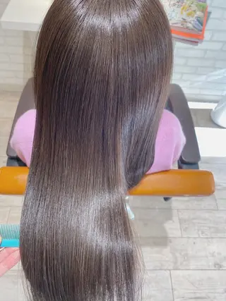 セミロング 小島あゆ美/髪質改善 /縮毛矯正/ケラコラのヘアスタイル