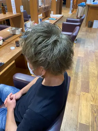 カラー メンズ topstylist 遠山康兵のヘアスタイル
