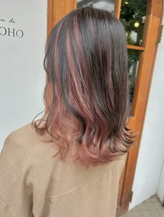 セミロング 🐾かとう なこ🐾のヘアスタイル