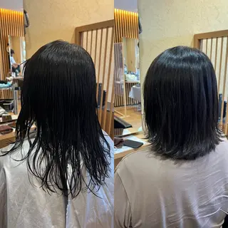 ミディアム LA･BEAU所属・佐藤 有沙のヘアスタイル