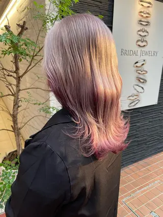 セミロング VEGA天神 ブリーチのヘアスタイル