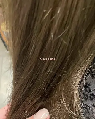 カラー folk所属・♥︎ cahoのヘアスタイル