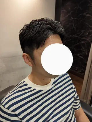 ショート メンズ LAVIE the BARBER所属・徒歩5分ビジネスマン カット👦🏻うしだのヘアスタイル