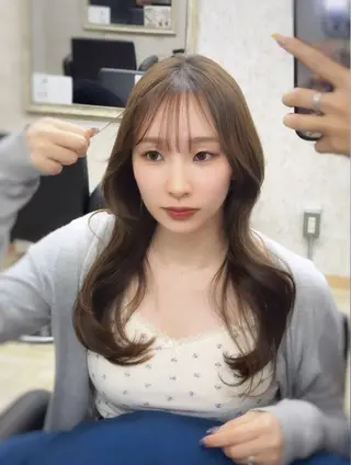 ロング 💞Yuu/艶髪/ 韓国ヘア🇰🇷♡のヘアスタイル