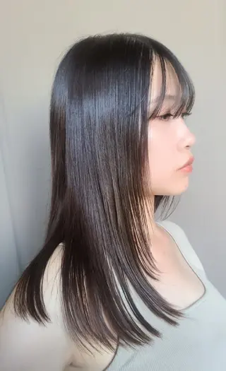 ロング yolo.所属・夜特化型ヘアサロン 𓃱yolo.タナベのヘアスタイル